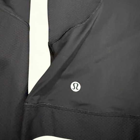 Lululemon Sleek Performance 1/2 Zip Hood Black Jacket Hoodie - Picture 7 of 8